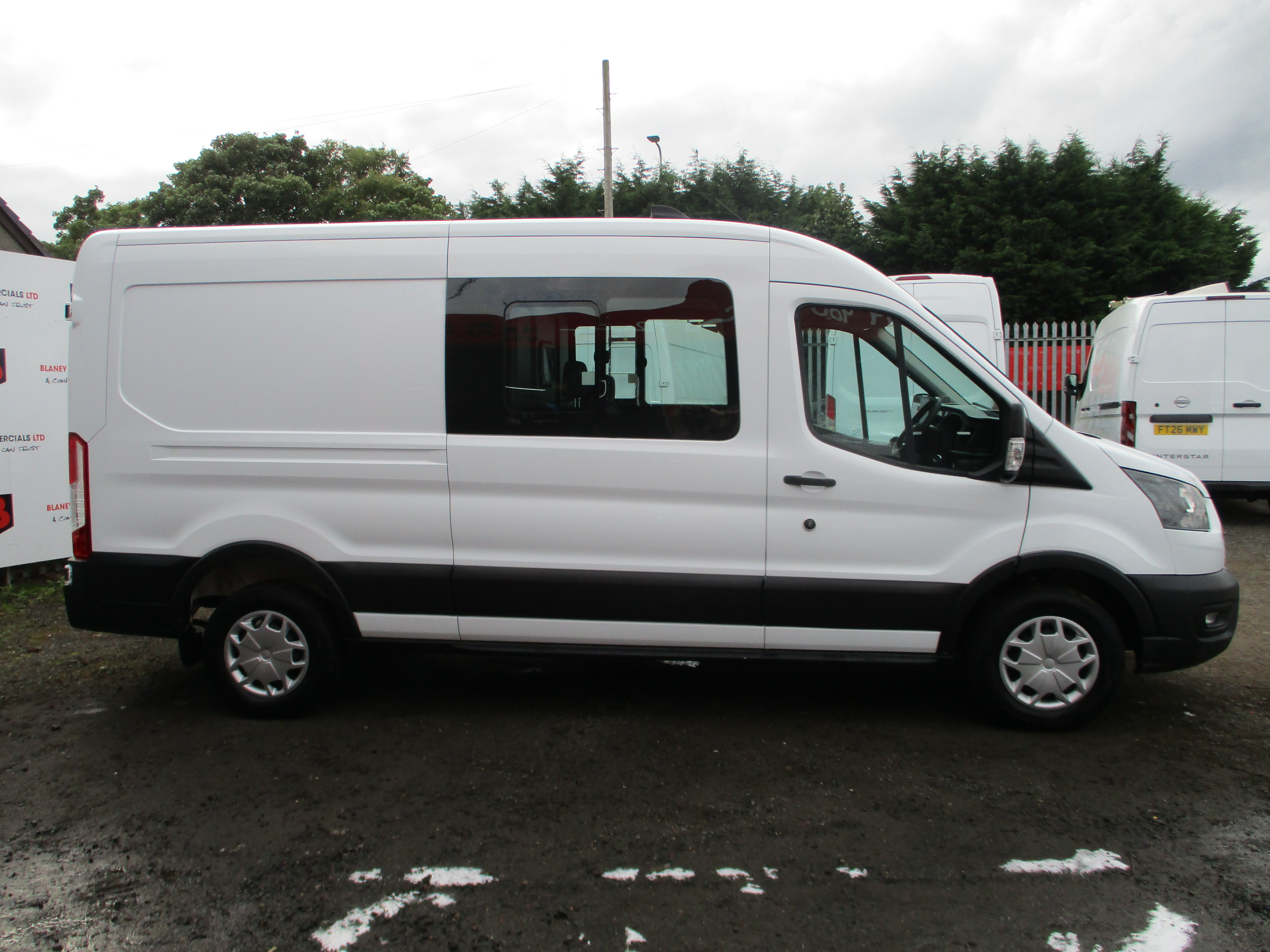 Ford Transit 350 L3H2 2.0 EcoBlue 130PS Trend DCIV (6 Seater Factory Crewvan) Stunning Van with AIR CON