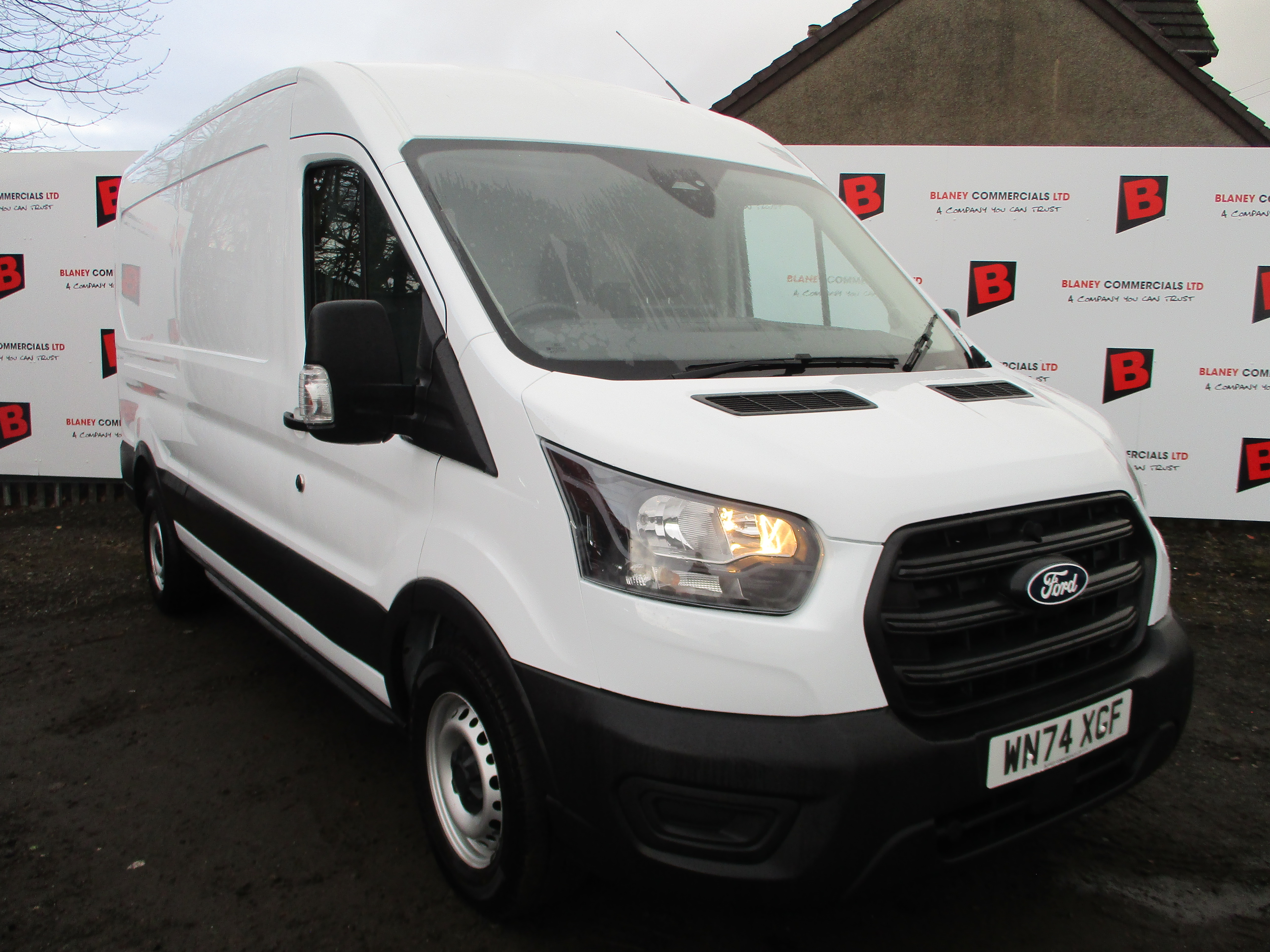 Ford Transit 350 L3H2 2.0 EcoBlue LWB Medium Roof 165PS AUTO Leader with Air Con Panel Van